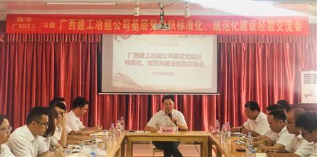 公司黨委召開基層黨組織標(biāo)準(zhǔn)化、規(guī)范化建設(shè)經(jīng)驗(yàn)交流會(huì)